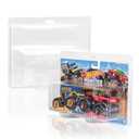 9 Pack Protective Cases Compatible with Hot Wheels Monster Trucks 2-Pack 1:64 Demolition Doubles – 0.7mm Thick PET Clamshell Clear Display Box, No PVC, Scratch-Resistant, Waterproof (10, HMWT-2 Pack)