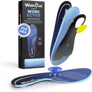 Metatarsalgia Insoles with Metatarsal Pads for Women and Men - Orthotic Insoles for Mortons Neuroma, Ball of Foot Pain & Plantar Fasciitis Relief - XL-W: 10-11 | M: 8-9