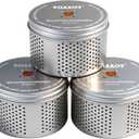 Gun Safe Dehumidifier, Moisture Absorber, 200g Small Silica Gel Desiccant Canister for Gun Cabinets & Safes, Aluminum Shell, Reusable