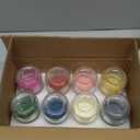 10 OZ 8Pack, Overnight Oats Jars with Lids, Glass Meal Prep Containers, Airtight Mason Jars for Breakfast, Yogurt Parfait, Salad & Smoothies, Leakproof and Reusable Food Storage Jars