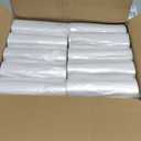 16-18-25 Gallon Trash Bags, 500Count Bulk, Clear Plastic Recycling Bags, Multi-purpose Garbage Bags Can Liners for Business Home Kitchen Commercial and Industrial