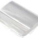 PATIKIL Clear Flat Open Poly Bags PE Plastic 2 Mil 6x12 in for Hardware, Collectibles, Jewelry, Cards, Craft Supplies Pack of 100 (6"x12")