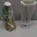 Ziqqeelam Gold Small Table Lamp, Cute Table Lamp, Pleated Table Lamp,Brass Gold Bedroom Lamps for Nightstand, Small Scalloped Lamp Shade Table Lamps for Small Spaces for Bedroom,Living Room