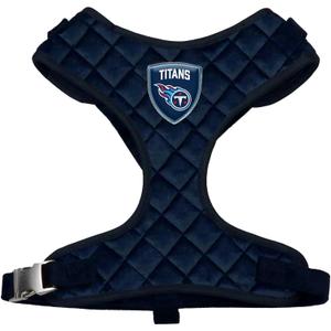 Littlearth NFL Unisex-Adult NFL Velvet Pet Harness (Small, Team Color)