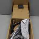 Bathroom Sink Faucet for 3 Hole, Hurran 4 Inch Bathroom Faucets with Pop-up Drain, Stainless Steel 2-Handle Waterfall Faucet for Sink, Brushed Nickel