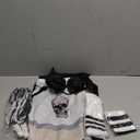 Skeleton Cheerleader Costume for Girls - Scary Bad Spirit Halloween Outfit - Dead Cheer Skull Scary Outfit. Size 6-10