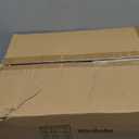 Calmootey Portable Closet Organizers, Clothing Storage, Wardrobe with 6 Shelves and Hanging Rod, Non-Woven Fabric Cover with 4 Side Pockets, Beige