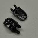 JFG RACING Dirt Bike Foot Pegs, Footpegs Pedal Rest for KLX250 06-20/KLX250S 09-14/KLR650 87-07/KLX300R 97-07 20/XR650L 92-21/XR600R 89-00/CRM250 CR85R CR85RB CR85R CR85RB KLX250R KLX650 CRF1000L-Black