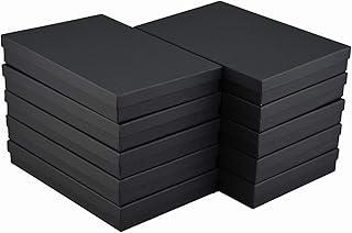 JPB Matte Black Cotton Filled Jewelry Boxes #96 (Pack of 20) 9 inches x 6 inches (20)