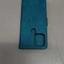 SUANPOT Moto G Stylus 5G Flip Wallet Case, RFID Blocking Cellphone Case for Women Men, Blue Green, Heavy Duty Protection, Kickstand, Card Slot, Shockproof PU Leather Cover