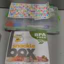 Createables Reel Bites BPA Free Large Snackle Box Container for Travel  Snacklebox Container for Snacks  Snack Tackle Box for Snacks  Snack Tray with Lid  Waterproof, Dishwasher Safe, Adjustable