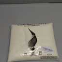 MYSTIC-HOME Sheer Curtains 95 Inches Long, Window Treatments Rod Pocket Drapes for Living Room, Bedroom, Semi Crinkle Voile Curtain Panels for Yard, Villa, Parlor, Set of 2, 52"x95", Beige