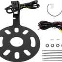 Rear View Backup Camera Compatible with 2007-2018 Jeep Wrangler JK Spare Tire Mount, Parking Assist Back Up Camera, Removable Camera Guidelines with OEM Monitor Adapter