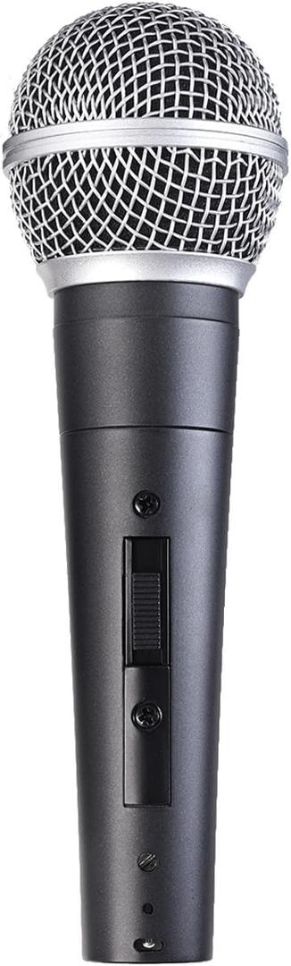 Handheld Microphones are Dynamic Wired Cardioid unidirectional and Include a 15-Foot XLR Audio Cable to a 1/4-inch Audio Connection