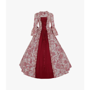 1791's lady Women's Victorian Rococo Dress Inspiration Maiden Costume, Size S