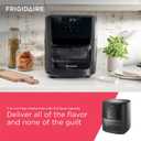 Frigidaire 5-in-1 Air Fryer Combo Oven with Viewing Window, Large 12.6 QT Capacity, Digital Display, 5 Cooking Modes, 7 Recipe Presets, Automatic Shake Reminder, PFAS-Free Cooking Surfaces, Black