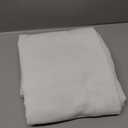 H.VERSAILTEX Natural Linen Semi Sheer Curtains for Living Room Extra Long Curtains Made of Rich Linen Soft Material, Nickel Grommet Window Panel Drapes (Set of 2, 52 by 108 Inch, Pure White)