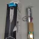 Handheld Electric Coffee Blender Milk Foam Machine Electric Milk Foam Machine Battery Bracket Base Milk foamer Argent