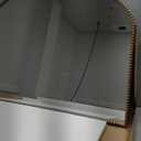 Antique Gold Arched Wall Mirror - 36"x28" with Metal Beaded Frame | Decorative Accent Mirror for Fireplace, Bedroom, Living Room, Dresser, Mantle