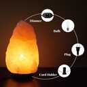 POHS 1012 Inch Tall, 1115 lbs Extra Large Himalayan Pink Salt Lamp | 100% Authentic Natural Hand-Carved Crystal Rock Salt Lamp with Wooden Base, Dimmable Cord & Bulb Replacement Included