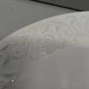 Wedding Cake Stand, White Cake Stand for Smaller Than 10 Inch Cakes, Christmas Porcelain Cake Plate for Party, Baby Shower, Birthday, Home Decorating Stand