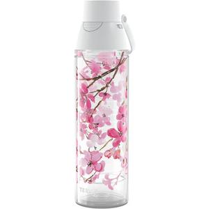 Tervis Venture Lite Sakura Japanese Cherry Blossom Made in USA Double Walled Insulated Tumbler Travel Cup Keeps Drinks Cold & Hot, 24oz Water Bottle, Classic