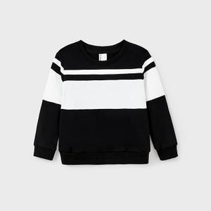 PATPAT Family Matching Outfits Dresses and Sweatshirt Fall Winter Off Shoulder Dresses and Long Sleeve Sweatshirt (3-4Y)