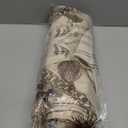 Loom and Mill Luxury Table Runner 120 Inches Long, Floral Jacquard Damask Dining Table Runner with Multi-Tassels for Dining Room Dresser Party Banquet Holiday Decorations(Light Apricot, 13*120 inch)