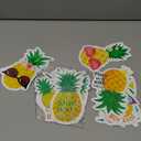 Xuhal 12 Pcs Pineapple Magnets Cruise Door Decorations Magnetic Tropical Pineapple Decals Decor Cruise Door Refrigerator Car Magnets Stickers for Cabin Summer Party Car Accessories