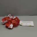 Christmas Tree Topper Bow - Bow: 11" sq. - Tails: 3 Yards Long Each - Red Snowflake