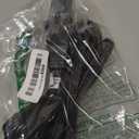 DEWENWILS 15FT Flat Plug Extension Cord, 360 Rotating Plug, 3 Prong Ultra Thin Power Strip, 13A/125V/1625W, 16 Awg Grounded Flat Power Cable for Indoor Narrow Space, SPT-3, ETL Listed, Black