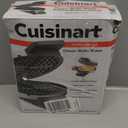 Cuisinart Waffle Maker, 1250W Round Classic Waffle Iron, 5-Setting Adjustable Browning Control, WMR-CANAS, Brushed Stainless