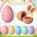 AceOrbit 18 Pcs Pastel Fillable Easter Magnetic Wooden Eggs with Boxes, 3" Colorful Fake Egg Set, Reusable Easter Basket Stuffers for Decorative Crafts Spring DIY Displays Decoration Party Supplies