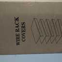 Wire Shelf Covers, 5Pcs 38"x16" Inch Shelf Covers for Wire Shelving, 0.39 Inch Thick (Not Wood), Moisture Resistant Wires Rack Cover with No Installation for Pantry, Closet, Kitchen