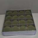 3.15" Green Velvet Christmas Ball Ornaments Set, 16 pcs Flocked Moss Green Xmas Tree Decoration, Large Shatterproof Decorative Hanging Balls for Party Holiday Wreath Garland Home Décor