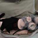 Dual Voltage Hot Air Styler Wrap - 6 in 1 Hair Dryer Brush with Fast Drying Blow Dryer, Styling, Straightening & Volumizing with Travel Bag (100V240V) (Pink)