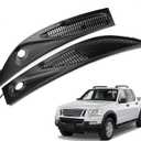 Windshield Wiper Cowl Panel Grille Compatible with Ford Explorer Sport Trac 1995-2005 For Mercury Mountaineer 1997-2001 Replaces F57Z78022A68A F57Z78022A69A