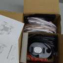 AgiiMan Pool Cover Pump Above Ground - 850 GPH Submersible Water Pump for Pool Draining, Portable Small Sump Pumps with 16' Drainage Hose and 25' Power Cord, 3 Adapters, Black