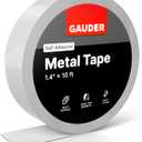 GAUDER Self-Adhesive Metal Tape | Thin Metal Strips for Magnets, Tonies Figures & Shelves | Ferrous Tape (10 ft)