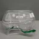 Kitchen Spaces Colander Bin, Produce Saver, Fridge Organizer With Lid, Wash, Strain and Store, Great for Refrigerator, Freezer and Pantry, X-Large, White, Pack of 1