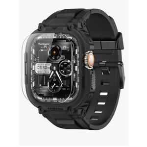 amBand M1 Sport Case Band for Apple Watch Ultra 3/2/1 & SE 3/2/1 & Series 11 10 9 8 7 6 5 4 3 49mm 46mm 45mm 44mm 42mm 41mm 40mm 38mm, Shockproof & Scratch Resistant Rugged Bumper for Men