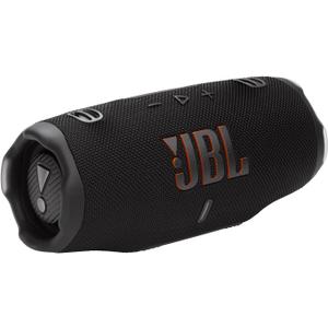 JBL Charge 6 - Portable Waterproof & Drop-Proof Bluetooth Speaker, Bold JBL Pro Sound with AI Sound Boost, 28Hrs of Playtime, Built-in powerbank & Comes with a Sturdy/Removable Carrying Strap (Black)