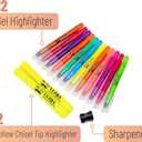 Mr. Pen- Gel Highlighters, 12 Pack, Assorted Colors, Bible Highlighters for Bibles That Do Not Bleed