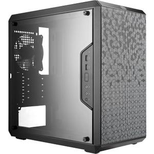 Cooler Master MasterBox Q300L Micro-ATX PC Case Compact mATX Computer Case with Magnetic Dust Filters, Modular Adjustable I/O Panel, Perforated Airflow Design, 1 x 120mm Pre-Installed Fan, Black
