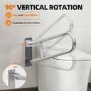 SPECILITE Heavy Duty Toilet Grab Bar 29.5 in, 440 Lbs Load Capacity