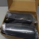 kingphenix Car Seat Cushion with Back Support Pillow: Enhanced Comfort Memory Foam Design for Pain Relief, Ideal for Drivers and Office Use - Ergonomic Lumbar Comfort for Long Sitting - Black