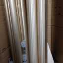 Double Track Curtain Rod, Wall Mount, Gold, 13.1ft