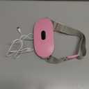 LISACOOL Portable Ccordless Heating Pad for Period Cramps Electric Waist Belt Device Portable Heatings Pad with 3 Heat Levels and 3 Massage Modes Birthday Gifts for Women and Girls (Pink)