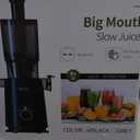 ECOSELF Cold Press Juicer  Wide Mouth Feed Chute with Self Feeding & HandsFree Design  Juice Extractor Machine for Fruits and Leafy Greens  Juicer Machines High Juice Yield & Easy to Clean