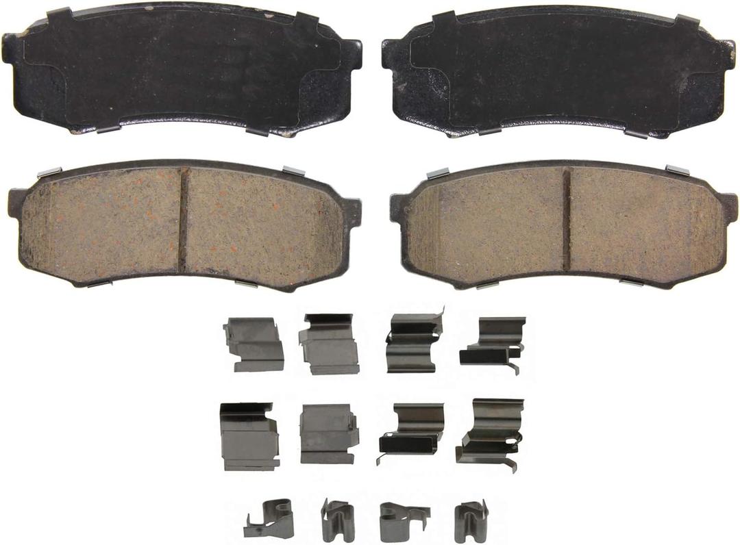 Wagner QS ZD606 Disc Brake Pad Set, Chamfered Edges for Smooth, Quiet Stops, Fits 20032024 Toyota 4Runner